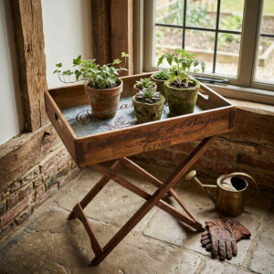 Baker Tray Zinc on Stand
